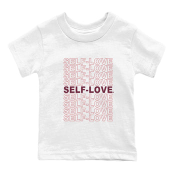 Dunk Low Valentine's Day 2024 sneaker shirt to match jordans Self Love sneaker tees Dunk Valentines Day 2024 SNRT Sneaker Release Tees Baby Toddler White 2 T-Shirt