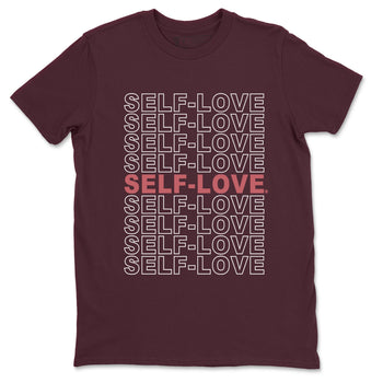 Dunk Low Valentine's Day 2024 sneaker shirt to match jordans Self Love sneaker tees Dunk Valentines Day 2024 SNRT Sneaker Tees Crew Neck Unisex Cotton Sneaker T-Shirt Maroon 2 T-Shirt