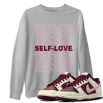 Dunk Valentines Day Sneaker Match Tees Self Love Sneaker Tees Nike Dunk Valentine's Day Sneaker SNRT Sneaker Tees Unisex Shirts