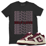 Dunk Valentines Day Sneaker Match Tees Self Love Sneaker Tees Nike Dunk Valentine's Day Sneaker SNRT Sneaker Tees Unisex Shirts