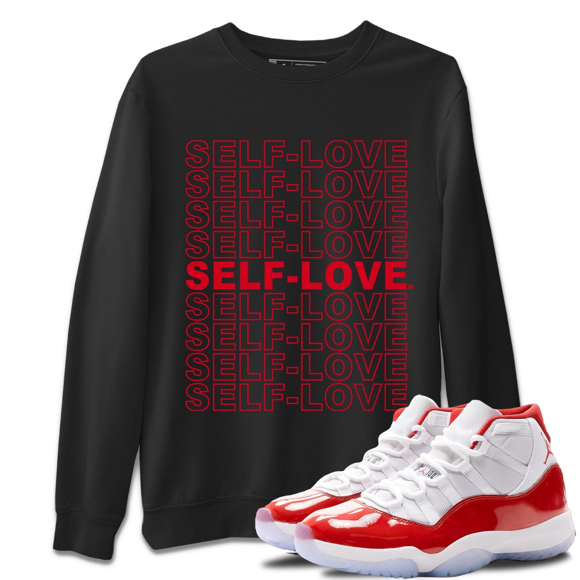 Jordan 11 Cherry Sneaker Match Tees Self Love Sneaker Tees Jordan 11 Cherry Sneaker Release Tees Unisex Shirts