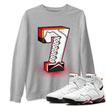 Jordan 7 Cardinal Sneaker Match Tees Seven Statue Sneaker Tees Jordan 7 Cardinal Sneaker Release Tees Unisex Shirts