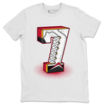 Jordan 7 Cardinal Sneaker Match Tees Seven Statue Sneaker Tees Jordan 7 Cardinal Sneaker Release Tees Unisex Shirts