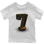 Jordan 7 Citrus Sneaker Match Tees Seven Statue Sneaker Tees Jordan 7 Citrus Sneaker Release Tees Kids Shirts