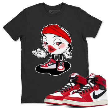 Jordan 1 Chicago Sneaker Match Tees Sexy Emoji Sneaker Tees Jordan 1 Chicago Sneaker Release Tees Unisex Shirts