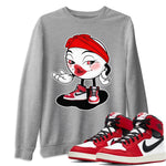 Jordan 1 Chicago Sneaker Match Tees Sexy Emoji Sneaker Tees Jordan 1 Chicago Sneaker Release Tees Unisex Shirts