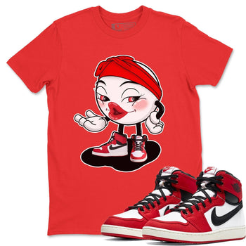 Jordan 1 Chicago Sneaker Match Tees Sexy Emoji Sneaker Tees Jordan 1 Chicago Sneaker Release Tees Unisex Shirts