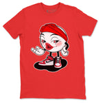 Jordan 1 Chicago Sneaker Match Tees Sexy Emoji Sneaker Tees Jordan 1 Chicago Sneaker Release Tees Unisex Shirts