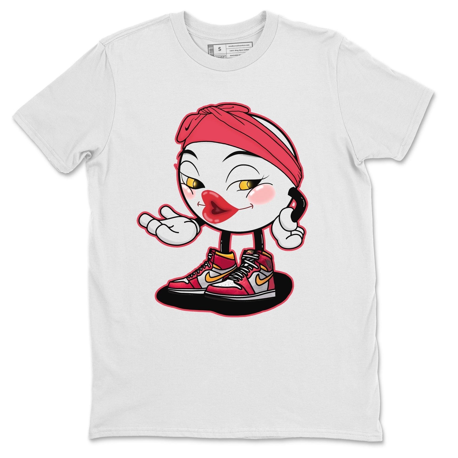 Jordan 1 Light Fusion Red Sneaker Match Tees Sexy Emoji Sneaker Tees Jordan 1 Light Fusion Red Sneaker Release Tees Unisex Shirts