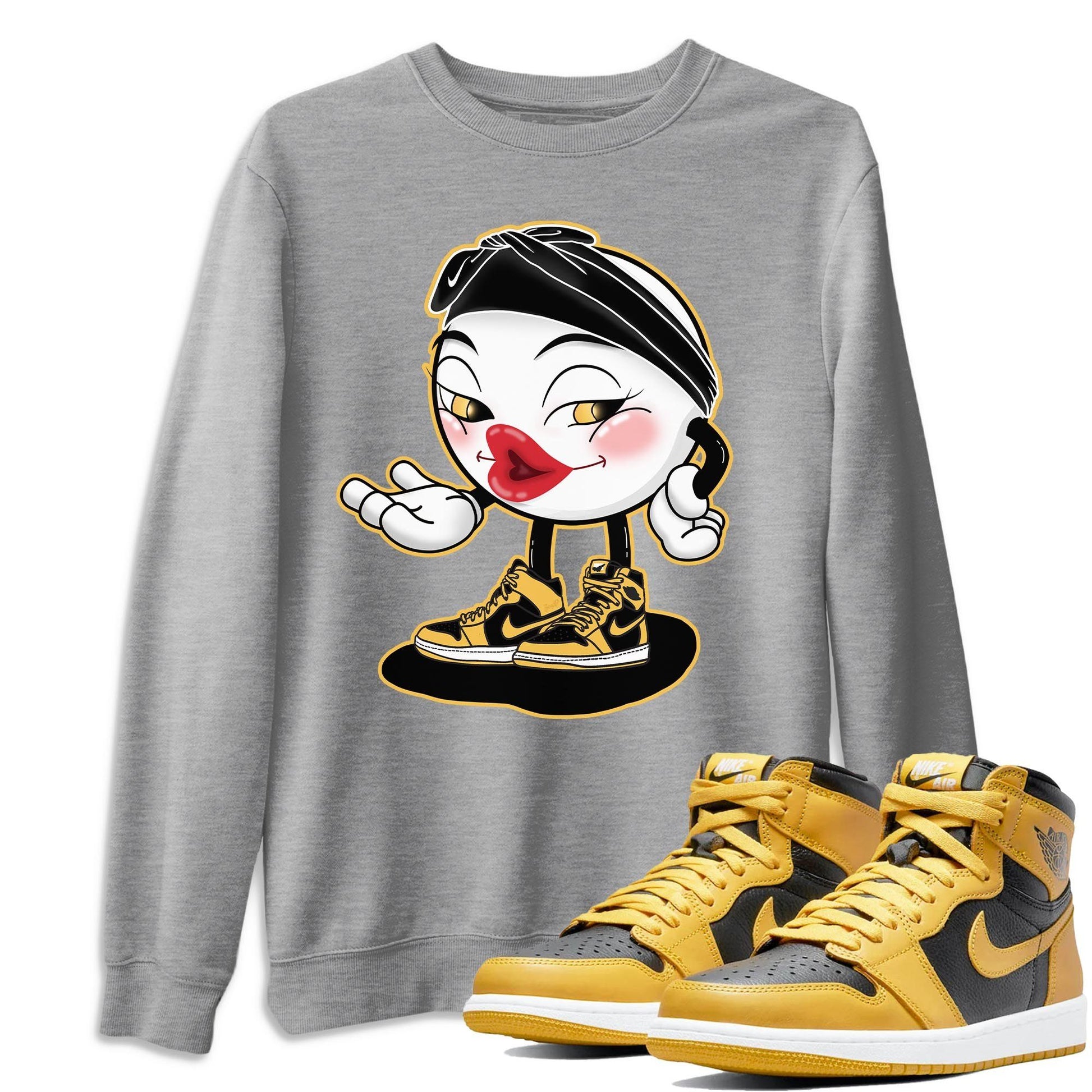 Jordan 1 Pollen Sneaker Match Tees Sexy Emoji Sneaker Tees Jordan 1 Pollen Sneaker Release Tees Unisex Shirts