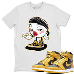 Jordan 1 Pollen Sneaker Match Tees Sexy Emoji Sneaker Tees Jordan 1 Pollen Sneaker Release Tees Unisex Shirts