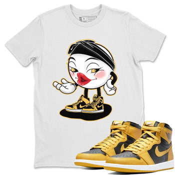 Jordan 1 Pollen Sneaker Match Tees Sexy Emoji Sneaker Tees Jordan 1 Pollen Sneaker Release Tees Unisex Shirts