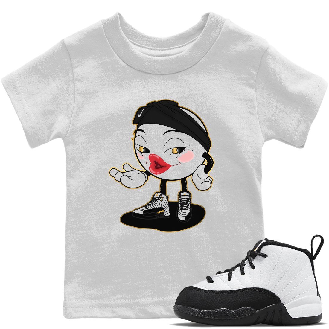 Jordan 12 Royalty Sneaker Match Tees Sexy Emoji Sneaker Tees Jordan 12 Royalty Sneaker Release Tees Kids Shirts