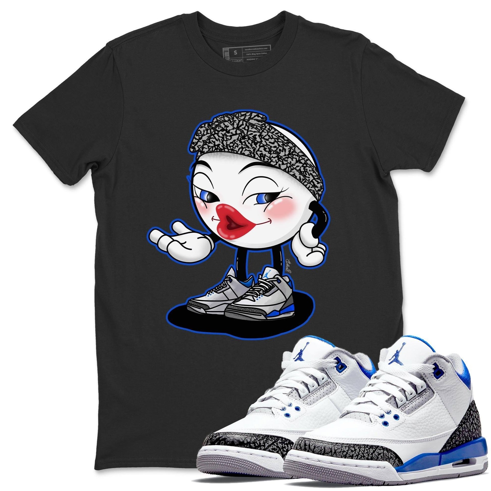 Jordan 3 Racer Blue Sneaker Match Tees Sexy Emoji Sneaker Tees Jordan 3 Racer Blue Sneaker Release Tees Unisex Shirts