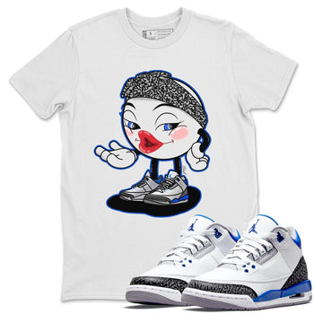 Jordan 3 Racer Blue Sneaker Match Tees Sexy Emoji Sneaker Tees Jordan 3 Racer Blue Sneaker Release Tees Unisex Shirts