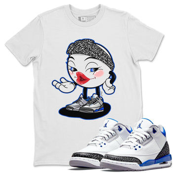 Jordan 3 Racer Blue Sneaker Match Tees Sexy Emoji Sneaker Tees Jordan 3 Racer Blue Sneaker Release Tees Unisex Shirts