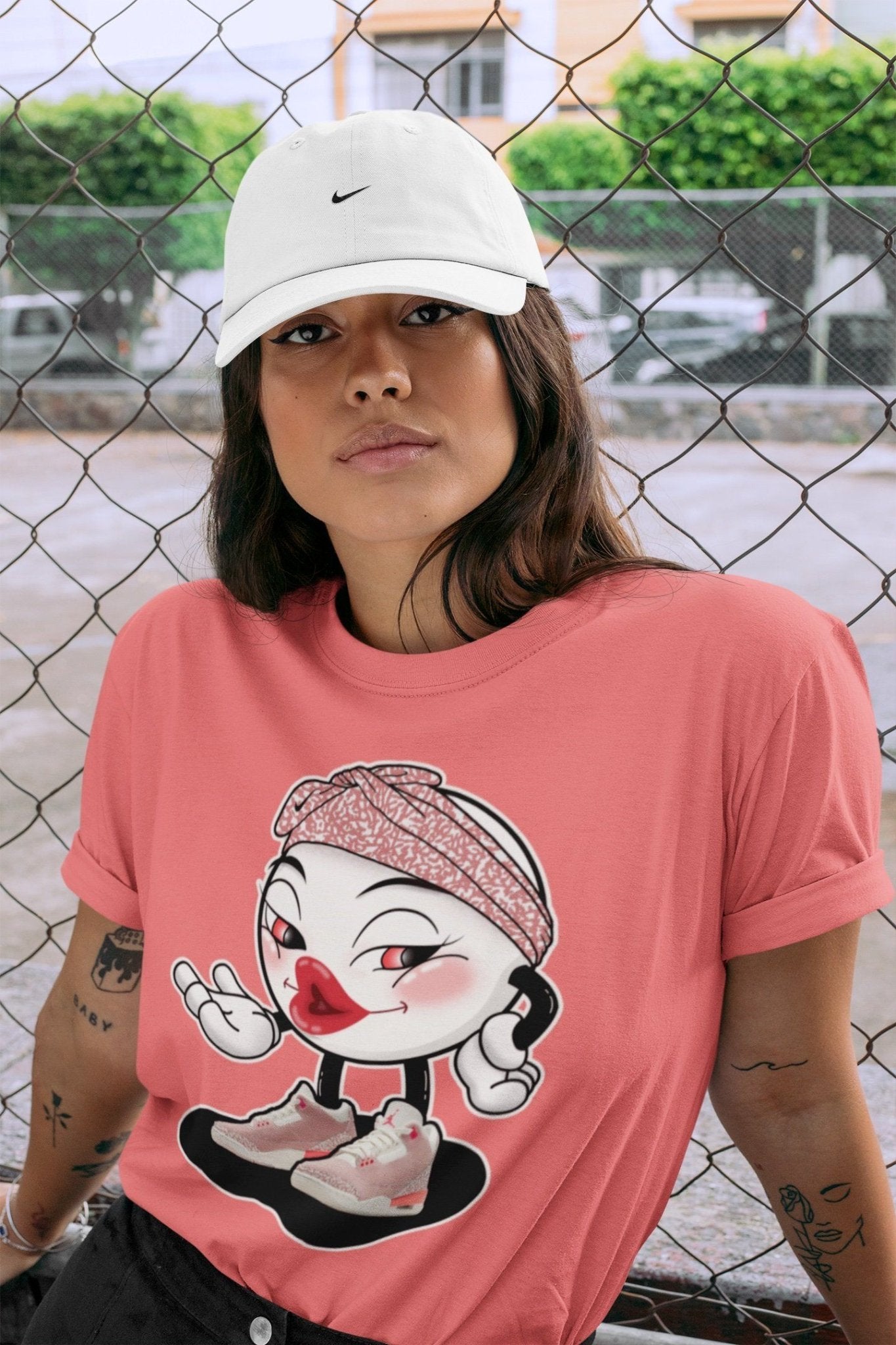 Jordan 3 Rust Pink Sneaker Match Tees Sexy Emoji Sneaker Tees Jordan 3 Rust Pink Sneaker Release Tees Unisex Shirts