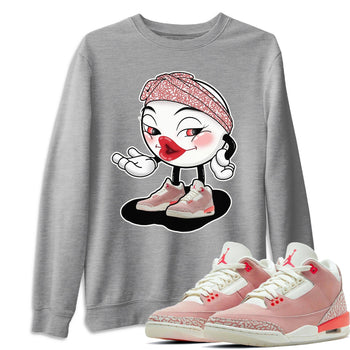 Jordan 3 Rust Pink Sneaker Match Tees Sexy Emoji Sneaker Tees Jordan 3 Rust Pink Sneaker Release Tees Unisex Shirts