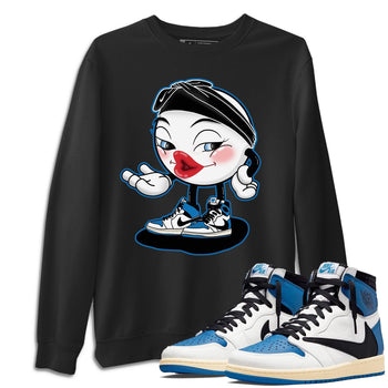 Jordan 1 Travis Scott Fragment Sneaker Match Tees Sexy Emoji Sneaker Tees Jordan 1 Travis Scott Fragment Sneaker Release Tees Unisex Shirts