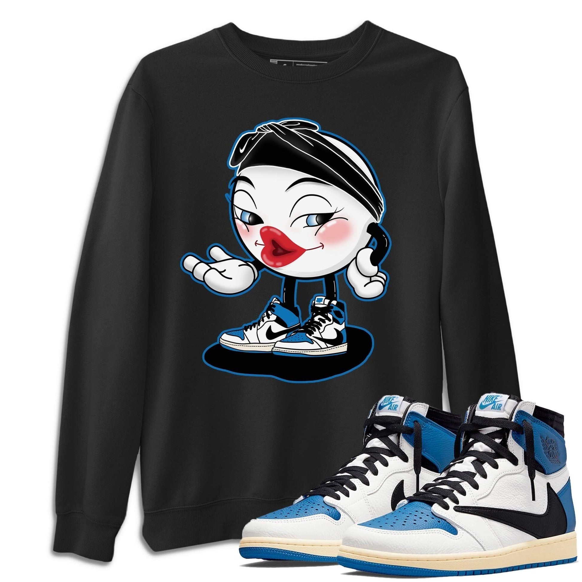 Jordan 1 Travis Scott Fragment Sneaker Match Tees Sexy Emoji Sneaker Tees Jordan 1 Travis Scott Fragment Sneaker Release Tees Unisex Shirts