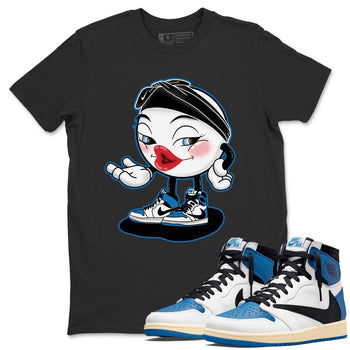 Jordan 1 Travis Scott Fragment Sneaker Match Tees Sexy Emoji Sneaker Tees Jordan 1 Travis Scott Fragment Sneaker Release Tees Unisex Shirts