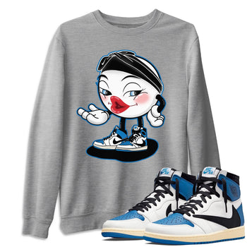 Jordan 1 Travis Scott Fragment Sneaker Match Tees Sexy Emoji Sneaker Tees Jordan 1 Travis Scott Fragment Sneaker Release Tees Unisex Shirts