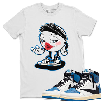Jordan 1 Travis Scott Fragment Sneaker Match Tees Sexy Emoji Sneaker Tees Jordan 1 Travis Scott Fragment Sneaker Release Tees Unisex Shirts