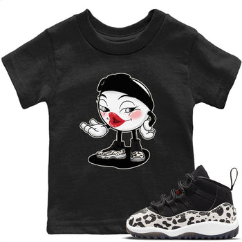 Jordan 11 Animal Instinct Sneaker Match Tees Sexy Emoji Sneaker Tees Jordan 11 Animal Instinct Sneaker Release Tees Kids Shirts