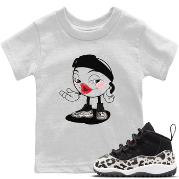 Jordan 11 Animal Instinct Sneaker Match Tees Sexy Emoji Sneaker Tees Jordan 11 Animal Instinct Sneaker Release Tees Kids Shirts