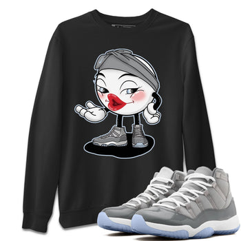 Jordan 11 Cool Grey Sneaker Match Tees Sexy Emoji Sneaker Tees Jordan 11 Cool Grey Sneaker Release Tees Unisex Shirts