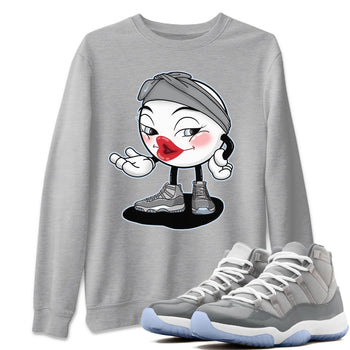 Jordan 11 Cool Grey Sneaker Match Tees Sexy Emoji Sneaker Tees Jordan 11 Cool Grey Sneaker Release Tees Unisex Shirts