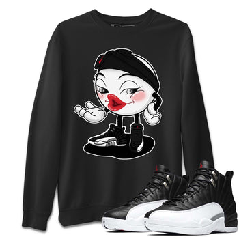 Jordan 12 Playoffs Sneaker Match Tees Sexy Emoji Sneaker Tees Jordan 12 Playoffs Sneaker Release Tees Unisex Shirts