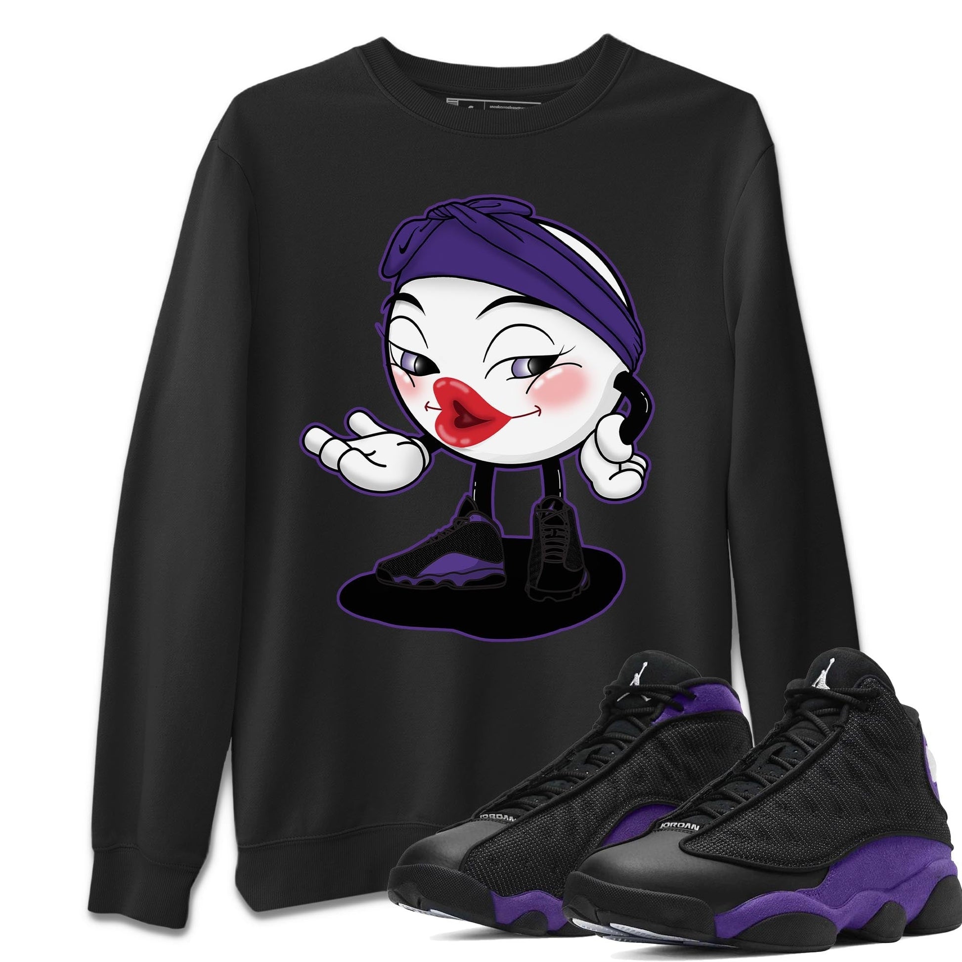 Jordan 13 Court Purple Sneaker Match Tees Sexy Emoji Sneaker Tees Jordan 13 Court Purple Sneaker Release Tees Unisex Shirts