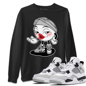 Jordan 4 Military Black Sneaker Match Tees Sexy Emoji Sneaker Tees Jordan 4 Military Black Sneaker Release Tees Unisex Shirts