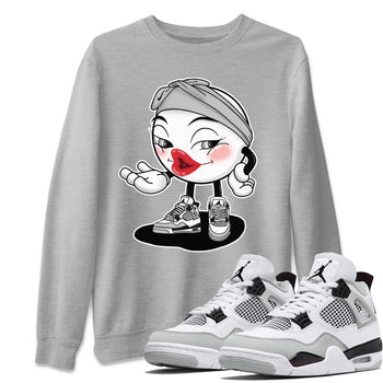 Jordan 4 Military Black Sneaker Match Tees Sexy Emoji Sneaker Tees Jordan 4 Military Black Sneaker Release Tees Unisex Shirts