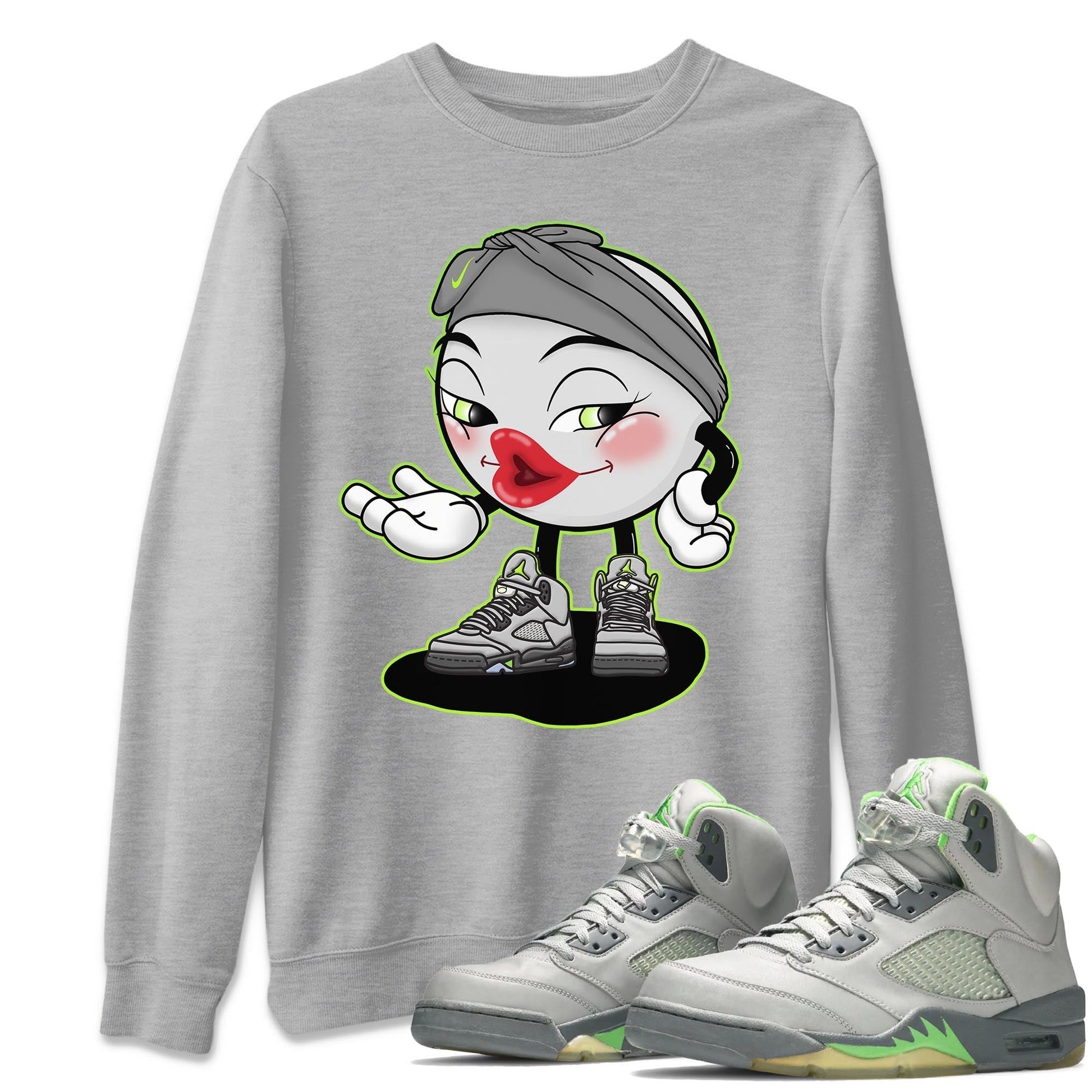 Jordan 5 Green Bean Sneaker Match Tees Sexy Emoji Sneaker Tees Jordan 5 Green Bean Sneaker Release Tees Unisex Shirts