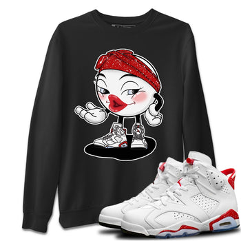 Jordan 6 Red Velvet Cookies Sneaker Match Tees Sexy Emoji Sneaker Tees Jordan 6 Red Velvet Cookies Sneaker Release Tees Unisex Shirts