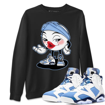 Jordan 6 UNC Sneaker Match Tees Sexy Emoji Sneaker Tees Jordan 6 UNC Sneaker Release Tees Unisex Shirts