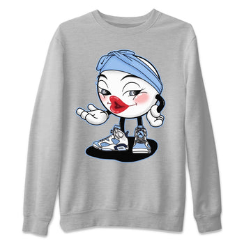 Jordan 6 UNC Sneaker Match Tees Sexy Emoji Sneaker Tees Jordan 6 UNC Sneaker Release Tees Unisex Shirts