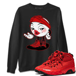 Jordan 9 Chile Red Sneaker Match Tees Sexy Emoji Sneaker Tees Jordan 9 Chile Red Sneaker Release Tees Unisex Shirts