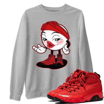 Jordan 9 Chile Red Sneaker Match Tees Sexy Emoji Sneaker Tees Jordan 9 Chile Red Sneaker Release Tees Unisex Shirts