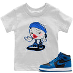 Jordan 1 Dark Marina Blue Sneaker Match Tees Sexy Emoji Sneaker Tees Jordan 1 Dark Marina Blue Sneaker Release Tees Kids Shirts