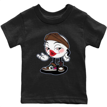 Jordan 1 Hand Crafted Sneaker Match Tees Sexy Emoji Sneaker Tees Jordan 1 Hand Crafted Sneaker Release Tees Kids Shirts
