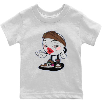 Jordan 1 Hand Crafted Sneaker Match Tees Sexy Emoji Sneaker Tees Jordan 1 Hand Crafted Sneaker Release Tees Kids Shirts