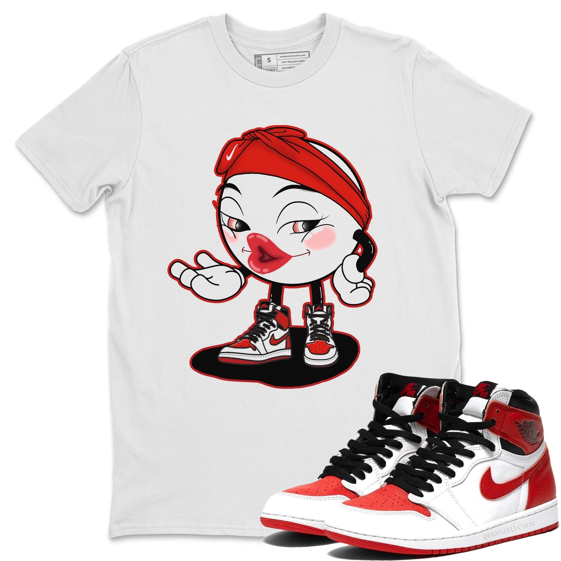 Jordan 1 Heritage Sneaker Match Tees Sexy Emoji Sneaker Tees Jordan 1 Heritage Sneaker Release Tees Unisex Shirts