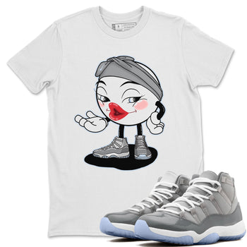 Jordan 11 Cool Grey Sneaker Match Tees Sexy Emoji Sneaker Tees Jordan 11 Cool Grey Sneaker Release Tees Unisex Shirts
