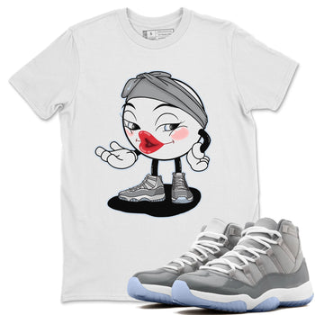 Jordan 11 Cool Grey Sneaker Match Tees Sexy Emoji Sneaker Tees Jordan 11 Cool Grey Sneaker Release Tees Unisex Shirts