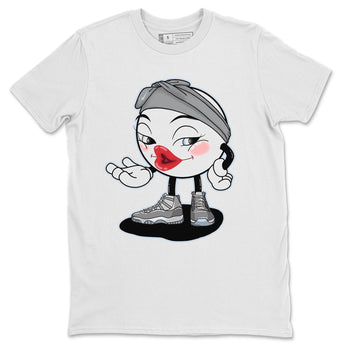 Jordan 11 Cool Grey Sneaker Match Tees Sexy Emoji Sneaker Tees Jordan 11 Cool Grey Sneaker Release Tees Unisex Shirts
