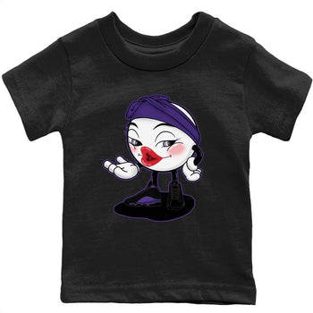 Jordan 13 Court Purple Sneaker Match Tees Sexy Emoji Sneaker Tees Jordan 13 Court Purple Sneaker Release Tees Kids Shirts