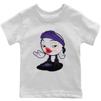 Jordan 13 Court Purple Sneaker Match Tees Sexy Emoji Sneaker Tees Jordan 13 Court Purple Sneaker Release Tees Kids Shirts